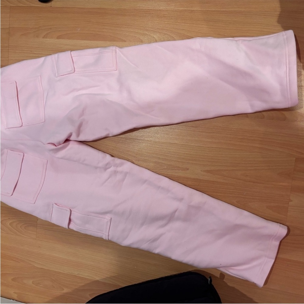 aritzia pink cargo sweatpants - Picture 4 of 9